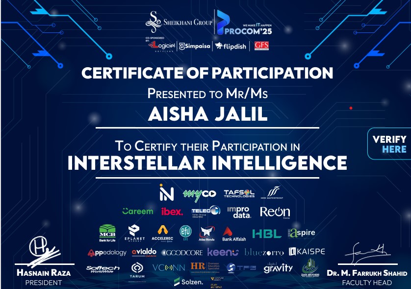 Procom 2025 – Interstellar Intelligence